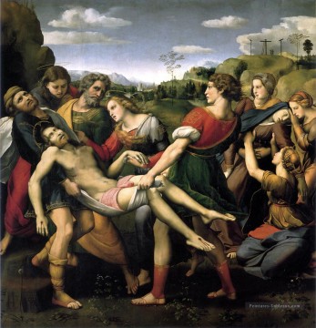 Raphaël œuvres - La Mise au tombeau Renaissance Raphaël